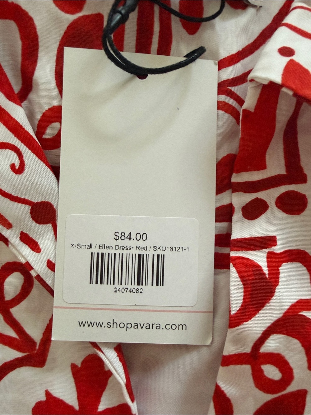 Avara Red & White Sleeveless Tile-Print Dress
NEVER WORN - W TAGS - Picture 3 of 6